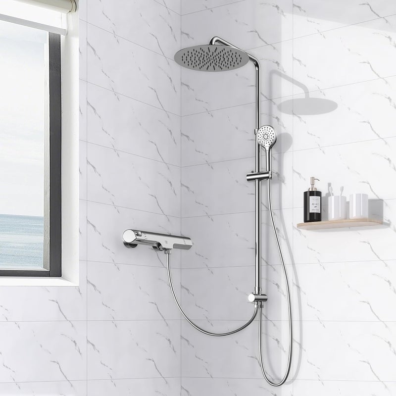 WADILE 23.6"x11.8" ألواح جدارية مائية من الرخام قابلة للتقشير واللصق بلاط رخام PVC لواجهة المطبخ، الحمام، غرفة المعيشة، غرفة النوم 20 عبوة بيضاء - Image 4